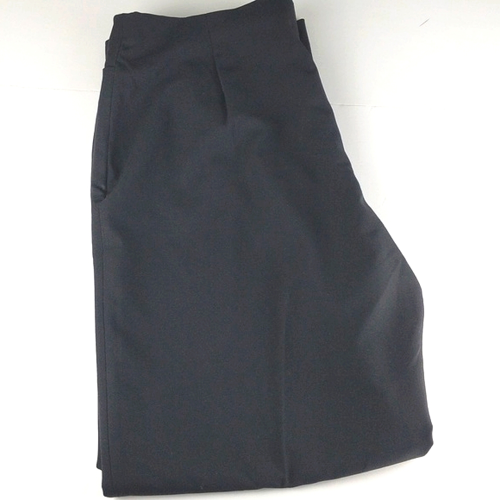 Dream Jeans Pleated Black Trousers (Size: 14)